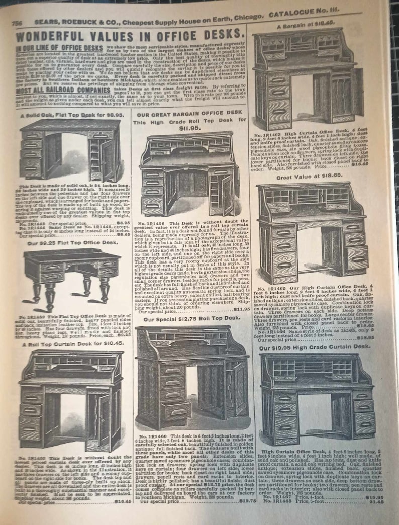 Vintage Sears and Roebuck Catalogue Pages Etsy