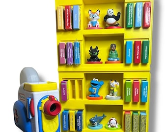 3D Printed Story Dream Machine Book & Figurine Organizer