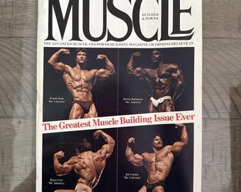 Vintage Gold's Gym Book of Bodybuilding & Nutrition Bible From