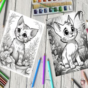 Kitten Coloring Pages