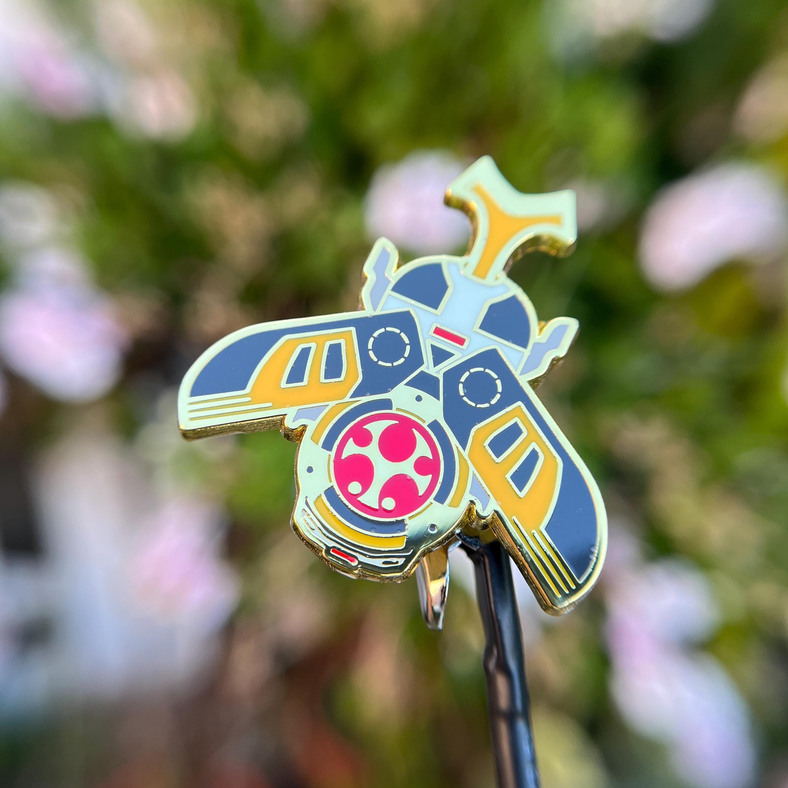 Crimson Thunder Ranger Morpher Hard Enamel Pin: Power Rangers Ninja ...