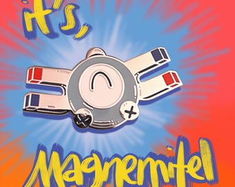 Pokémon-Anstecknadel Nr. 81: Magnetilo (Elektro/Stahl) – Sammlerstück und Geschenk für Pokémon-Fans