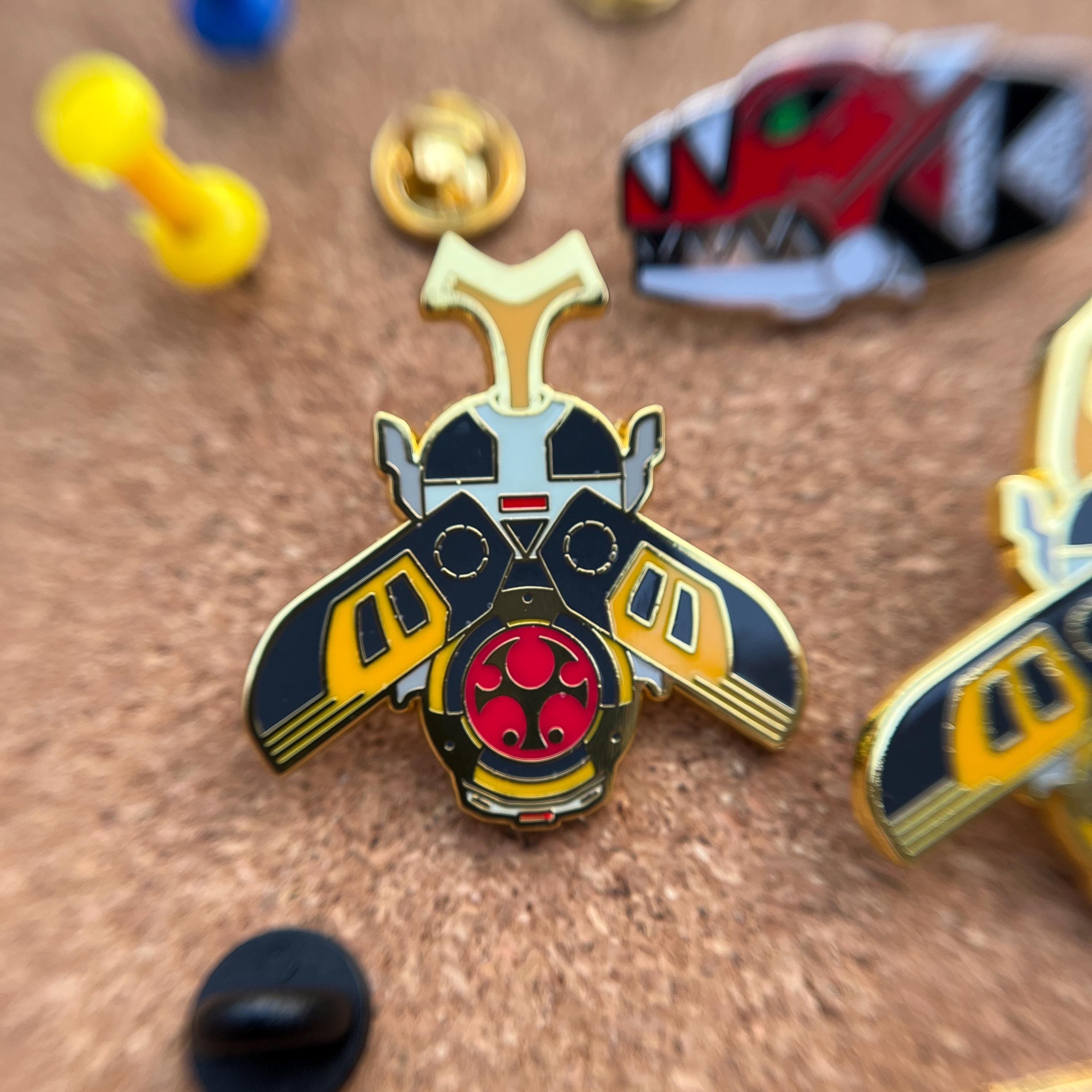 Crimson Thunder Ranger Morpher Hard Enamel Pin: Power Rangers Ninja ...
