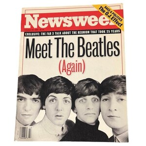 Newsweek Magazine Oct 1995  The Beatles reunion, OJ Simpson trial