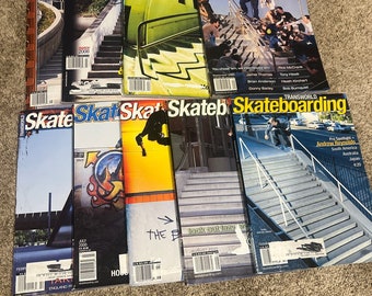 Lot Of 9 Transworld Skateboard Magazine Slap Skateboard Magazine 2000