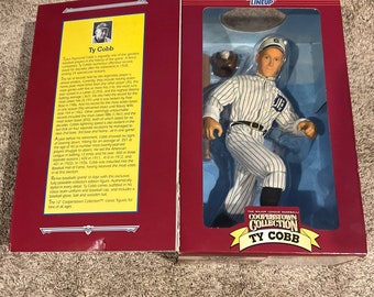 Gamme de départ 1996 Collection Cooperstown - TY COBB - Figurine articulée de 12" !