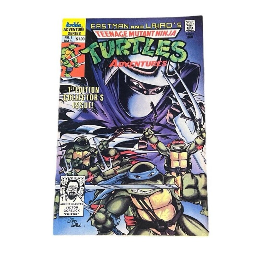 Teenage Mutant Ninja Turtles Adventures (TMNT) #1 1989 3rd Print NM - Etsy