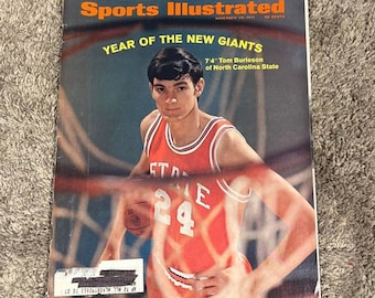 Sport Illustrierte 29 Nov 1971 Tom Burleson North College Basketball Riese