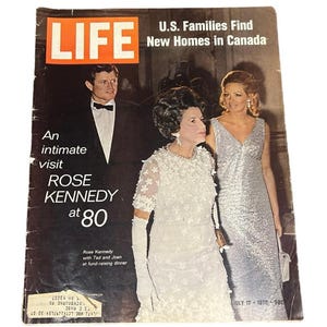 Life Magazine July 17 1970 Rose Kennedy at 80 Ted Joan