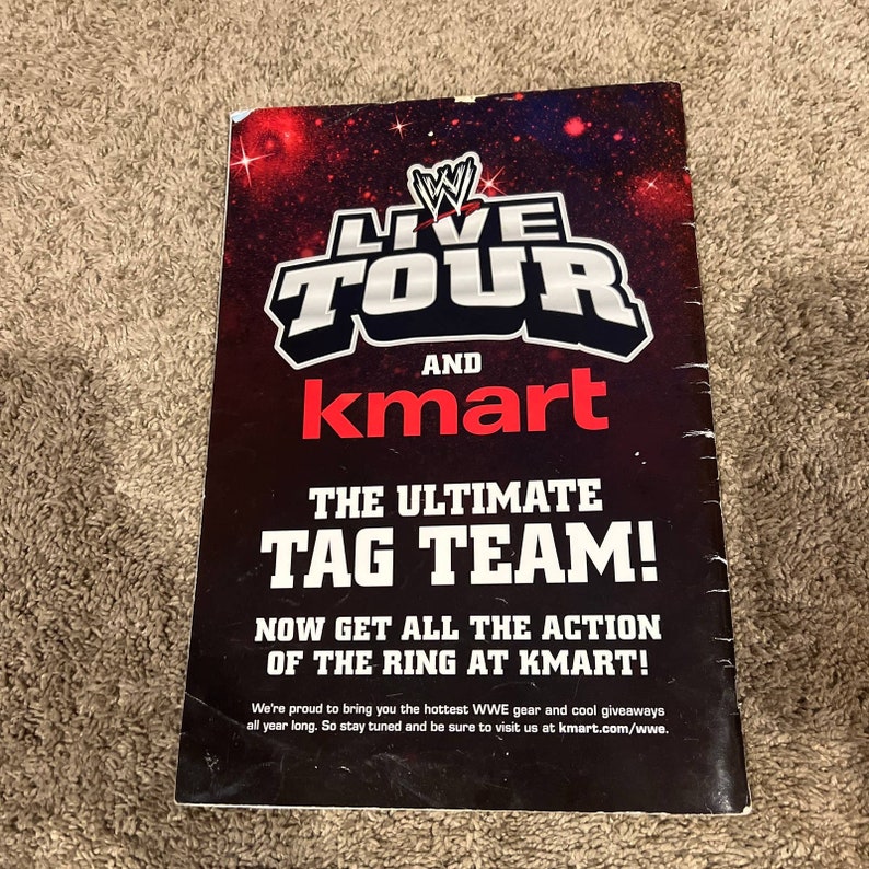 WWE 2011 Official Souvenir Program Census Orton Undertaker Triple H