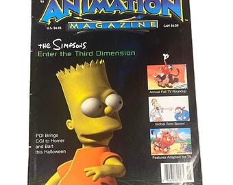 Animation Magazine October/November 1995 The Simpsons enter the third dimension