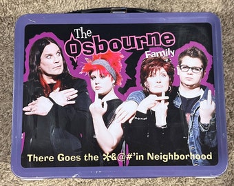 The Osbourne Family NECA Metal Lunchbox 2002 Keine Thermoskanne