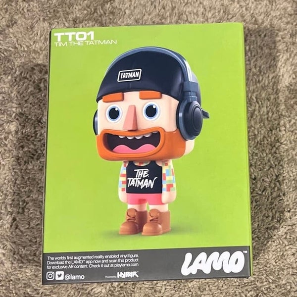 LAMO Tim The Tatman Ar Vinyl Figure TT01 Nib Sealed A6