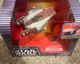 STAR WARS Micro Machines Action Fleet A-Wing Starfighter Galoob