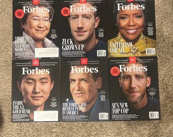 Lot de magazines Forbes