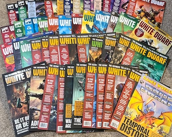 White dwarf magazine lot war hammer 40000 (47 magazines in total)