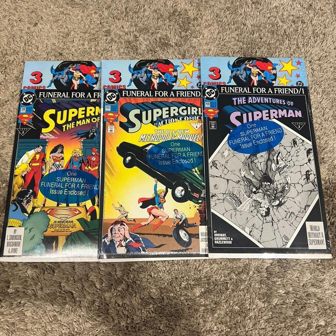 DC Comics 3 Pack Sealed (3 Copies) Funeral for a