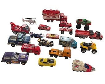 Vintage Hot Wheels Toy Car Assortment Lot Of 19 Toy Cars Various Makes