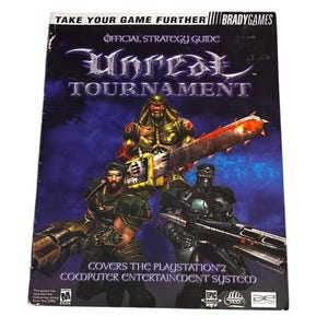 Unreal Tournament Official Strategy Guide 2000 Magazine