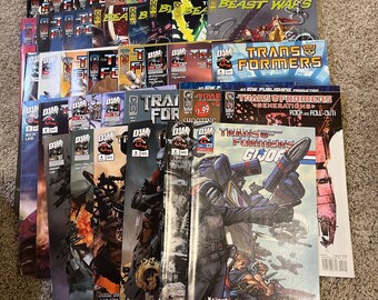 Transformers comic lot of 37 Idw and dreamwave see pictures