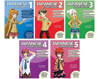 Japanese from 0! Volumes 1-5 Bundle (Digital)