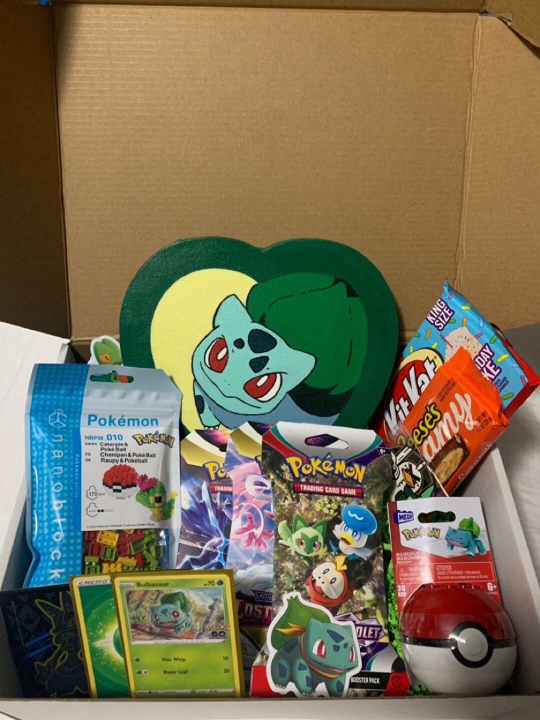 Bulbasaur Themed Pokemon Gift Box Handcrafted Gift Box Etsy