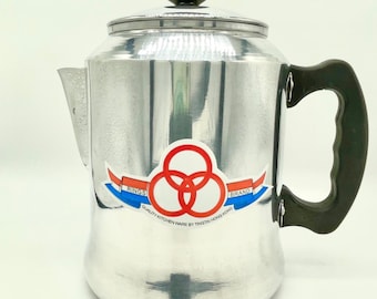 Teiera del marchio Rings - Bollitore classico per la preparazione del tè di Hong Kong, utilizzato in Cha Chaan Teng