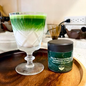 SenchaMatcha OKUMIDORI Single Cultivar Superior Usucha Ceremonial Matcha from Uji Kyoto
