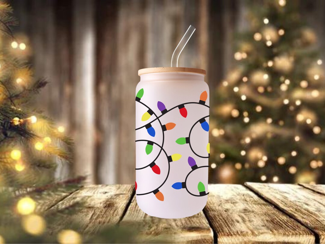 Christmas Lights Tumbler Holiday Tumbler CHRISTMAS Etsy