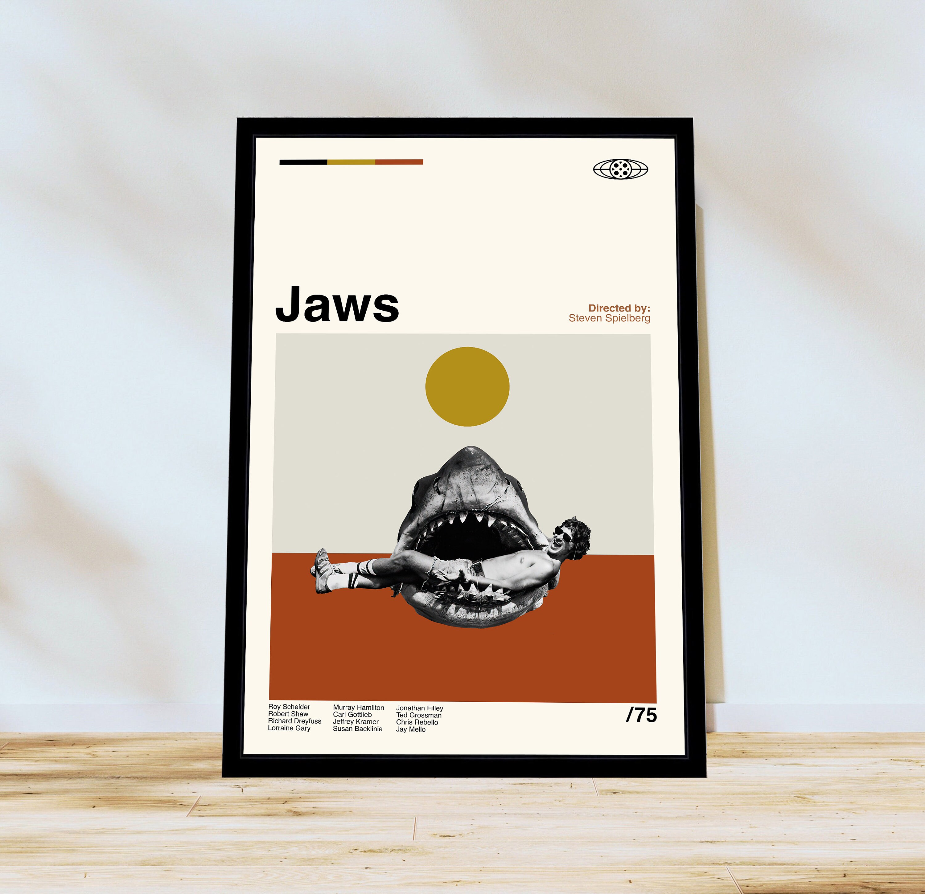 Discover Jaws Poster - Jaws Movie Poster - Retro Movie Poster - Vintage Premium Matte Vertical Poster