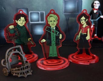 Saw apprentices standee charms