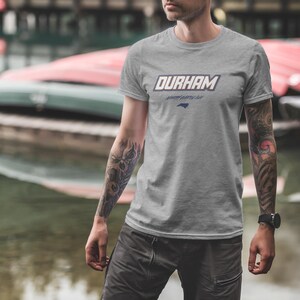 Durham Logo Tee | North Carolina Outline Shirt image 3