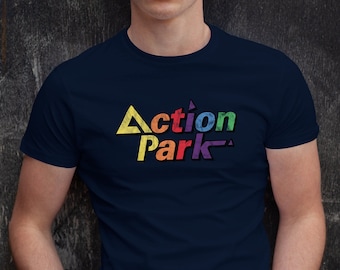 T-shirt rétro Action Park, t-shirt pour parc aquatique de style vintage des années 80