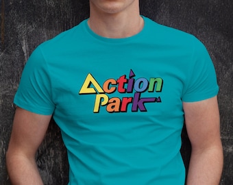 Action Park Retro vintage T-shirt souple unisexe