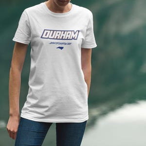 Durham Logo Tee | North Carolina Outline Shirt image 4