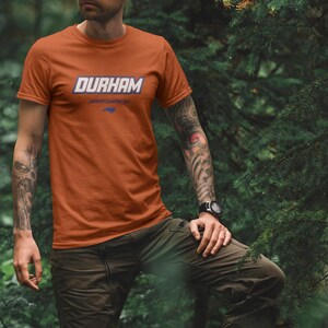 Durham Logo Tee | North Carolina Outline Shirt image 2