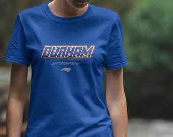 T-shirt à logo Durham | Chemise contour de la Caroline du Nord