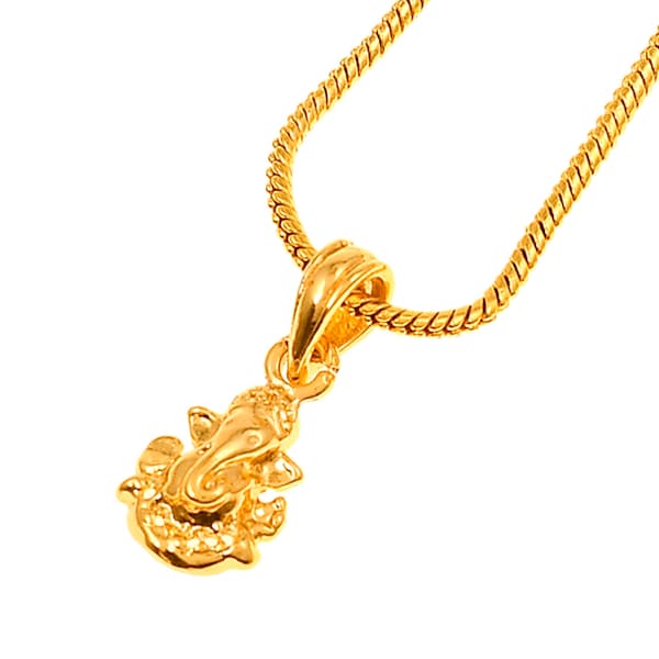 Religious Jewelry Hanuman ji, Bajrang Bali  Gold Plated Brass Necklace Pendant for Men and Women