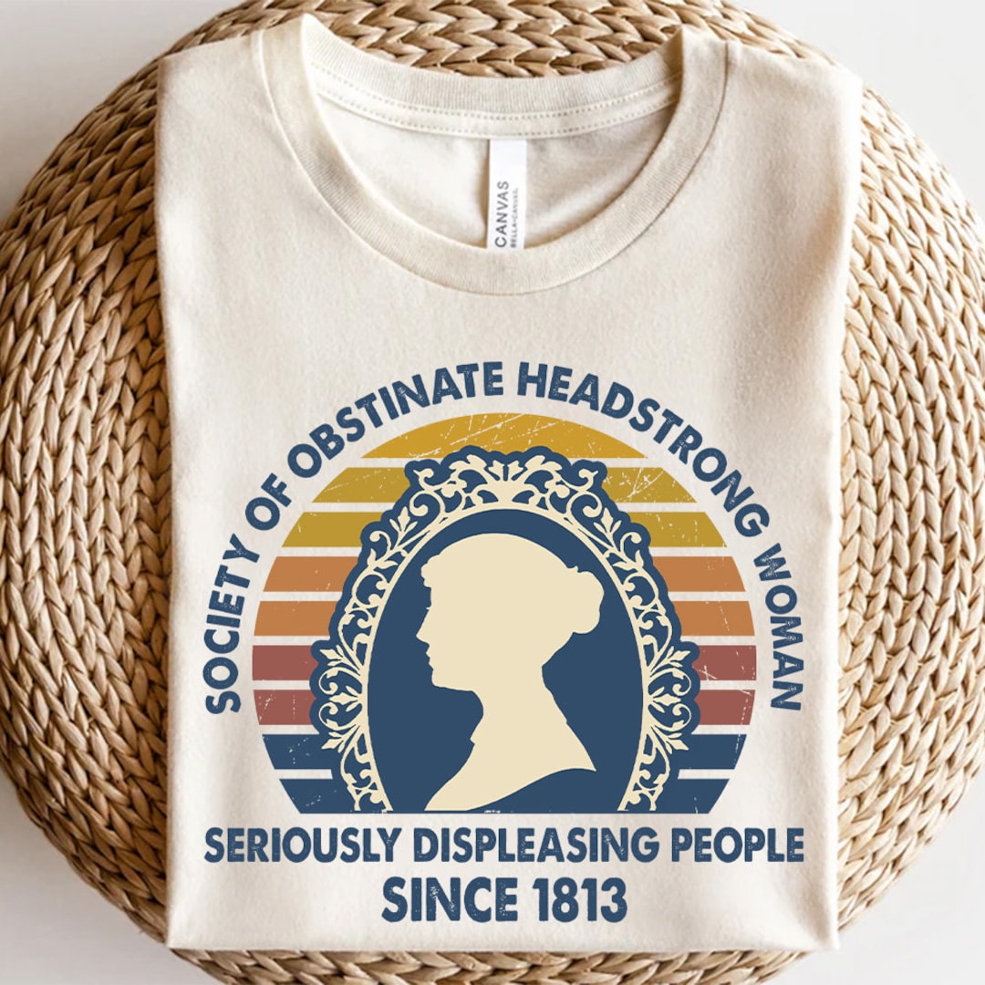 Book Society of Obstinate Headstrong Women Shirt Feminist Etsy