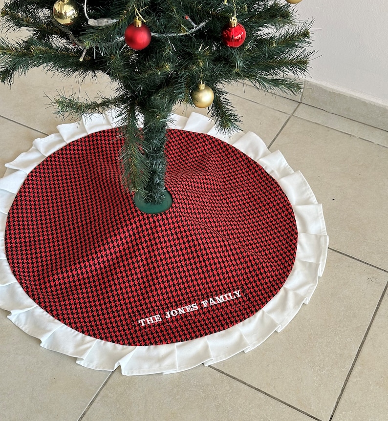 Christmas Tree Skirt Personalized Tree Skirt Xmas Tree Etsy