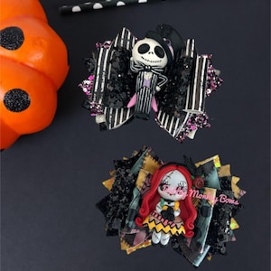 Iconic Halloween Couple Hair Bow