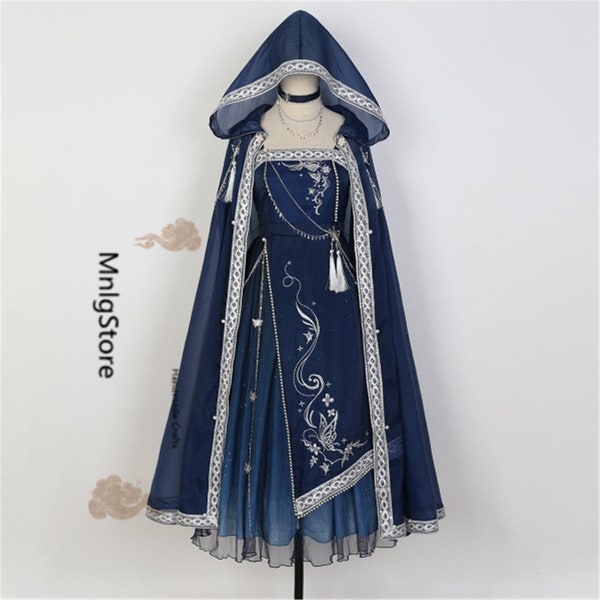 Capes Bleues, Jupes Tutu, Capes De Protection Solaire, Capes De Princesse, Mousseline De Soie, Costumes De Spectacle, Costumes D'halloween