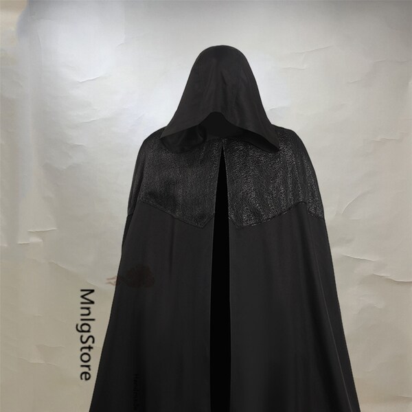 Cape Avec Capuche Halloween Homme - Costume Cosplay Noir Taille XL Cape Capuche Halloween