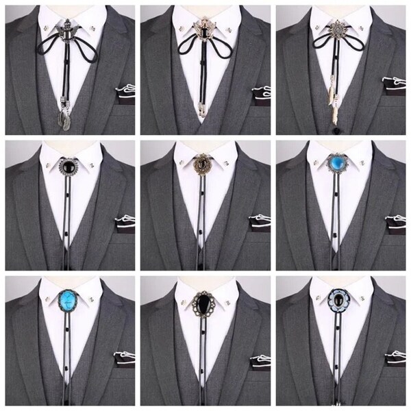 mens western bow ties