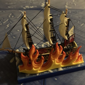 Sails of Glory Broadside and Fire markers