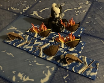 Barcos que se hunden para 1/1000 1/700 era de juegos de vela/pirata