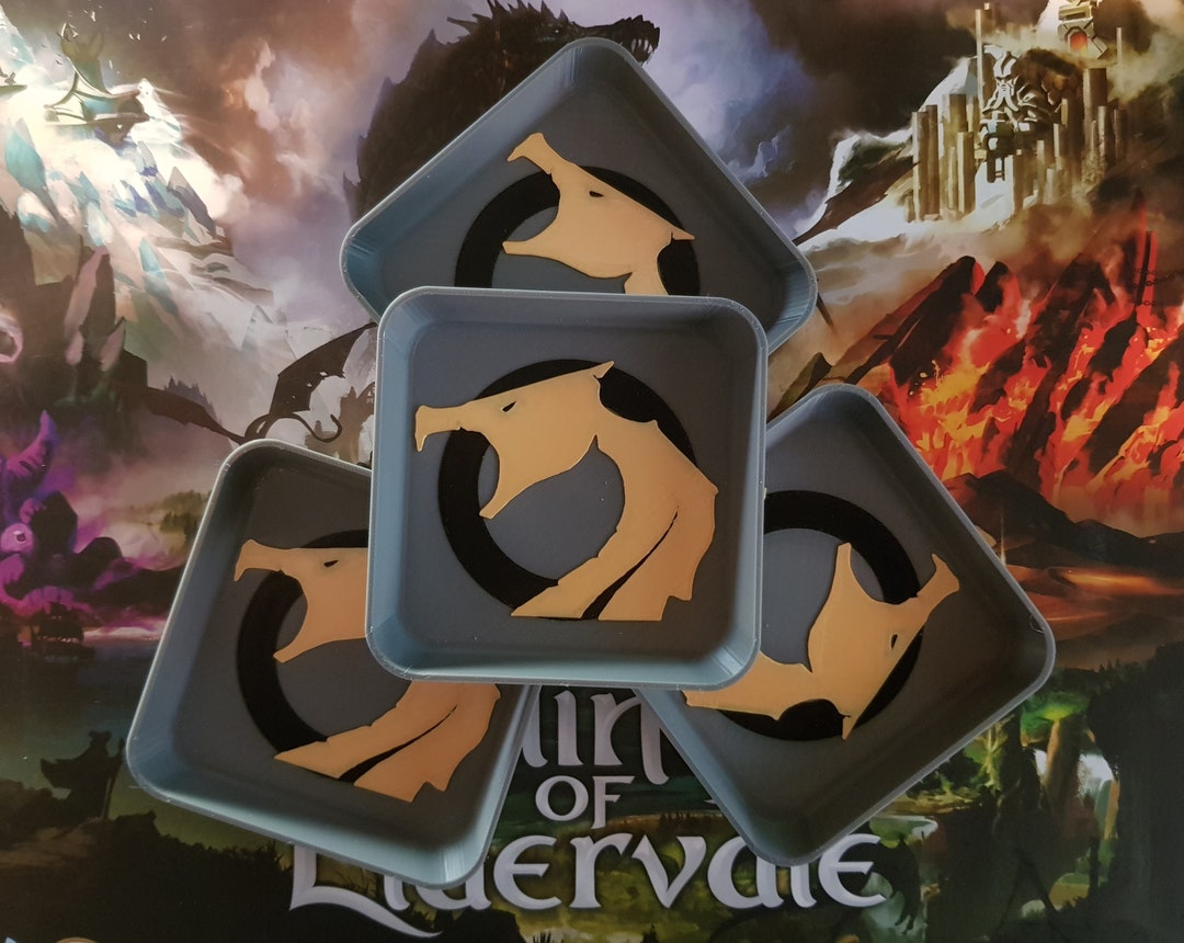 Boardgame Component Trays for Dwellings of Eldervale Set of 4 Etsy