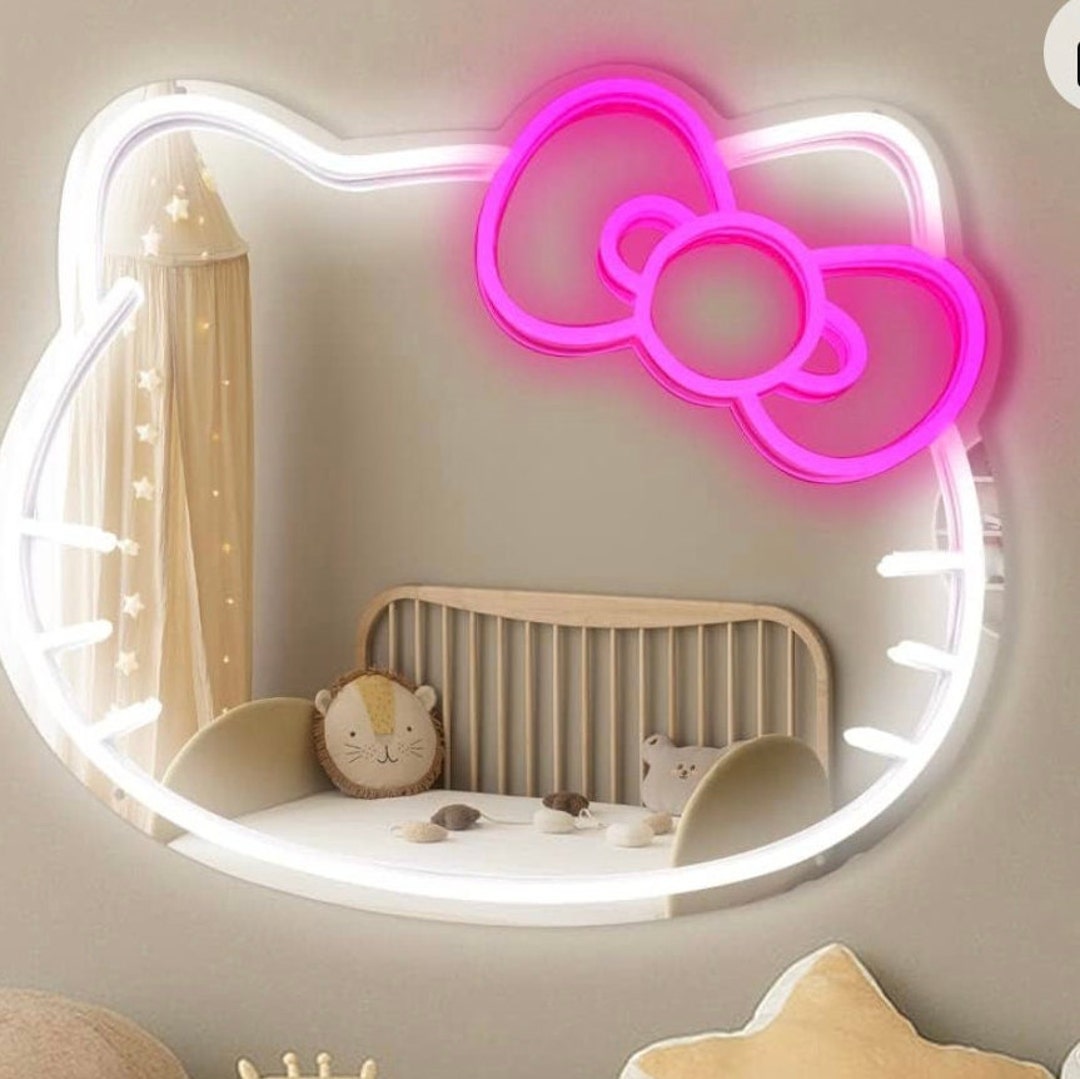 Hello Kitty Vanity Mirror Etsy