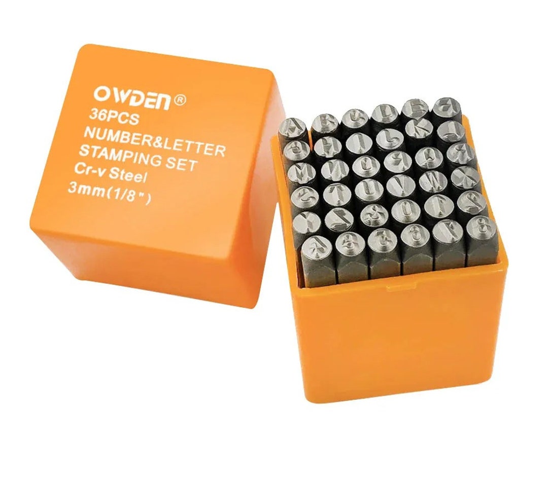 36piece Precision Steel Metal Stamp Set for Jewelry Stamping Etsy
