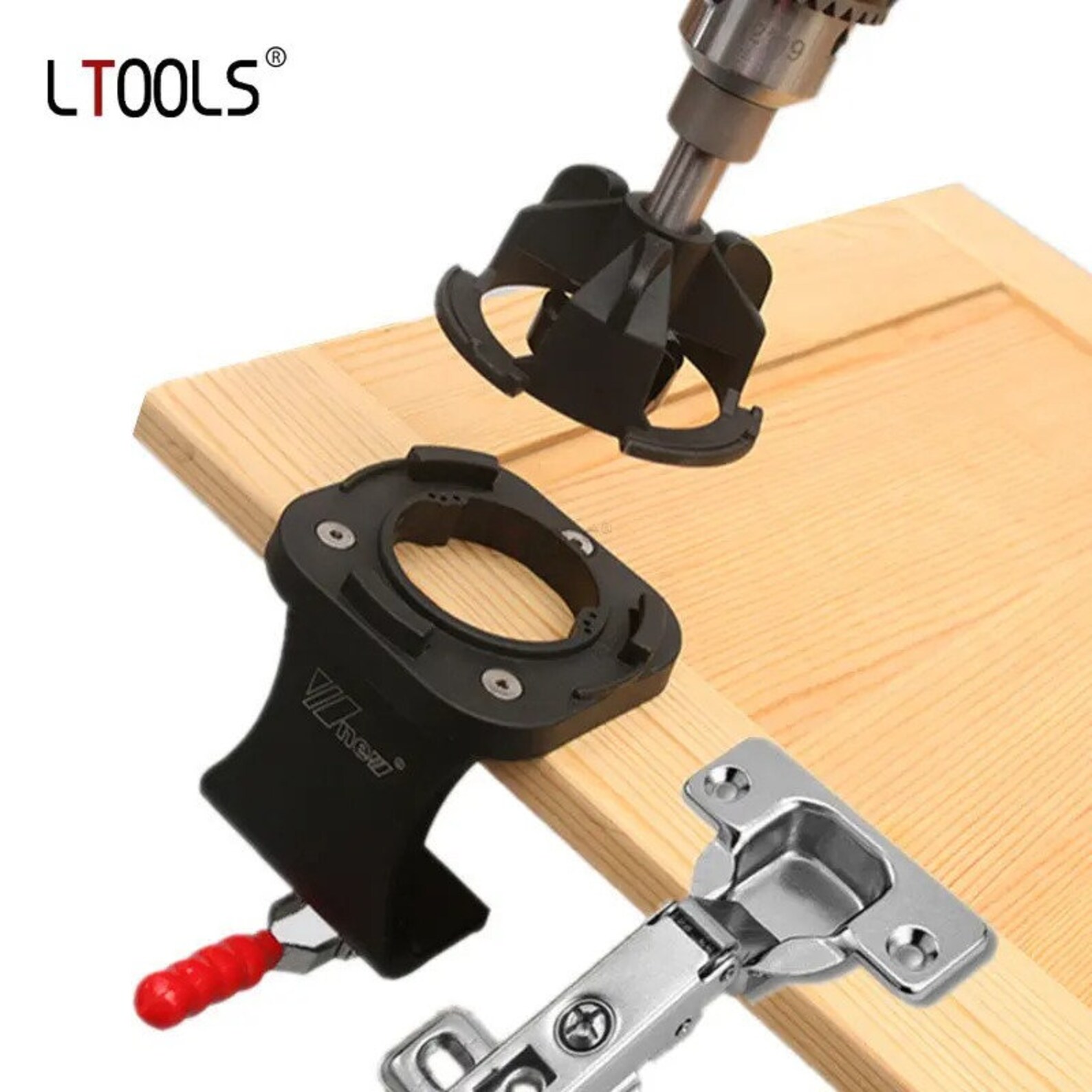 35mm Hinge Hole Drilling Guide & Door Installation Jig Etsy